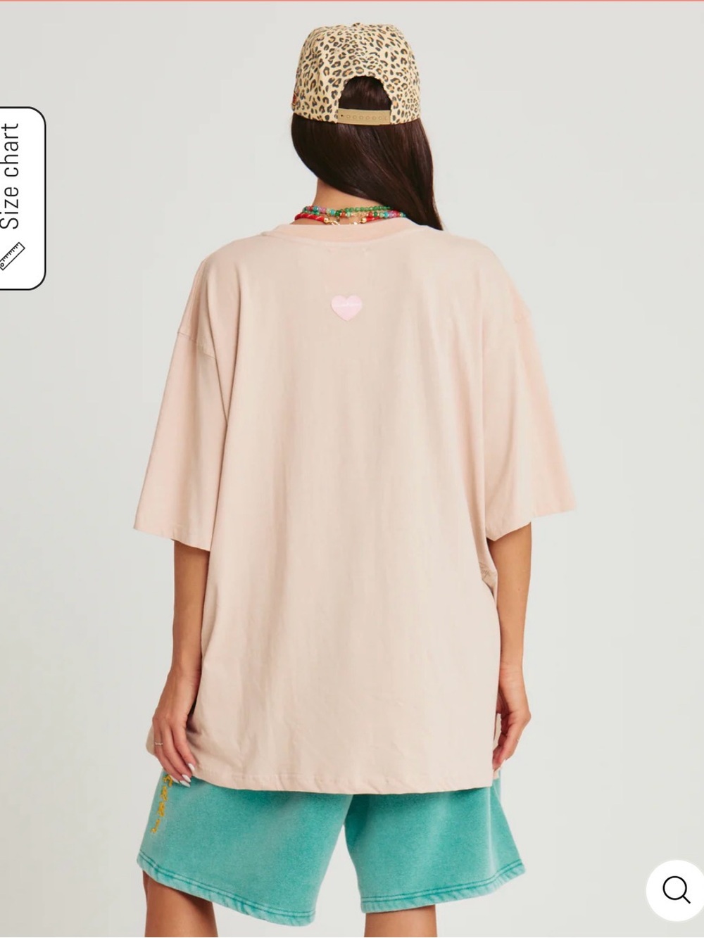 SABBI THE VERY OVERSIZED BASIC TEE - STONE